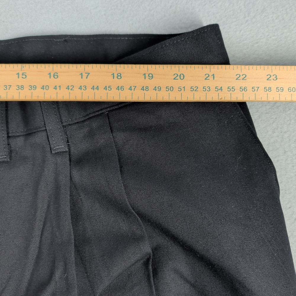 Lee Pants Mens 44x30 Black Double Pleat 4141001 NWT Relaxed‎ Fit Tapered - Picture 4 of 13